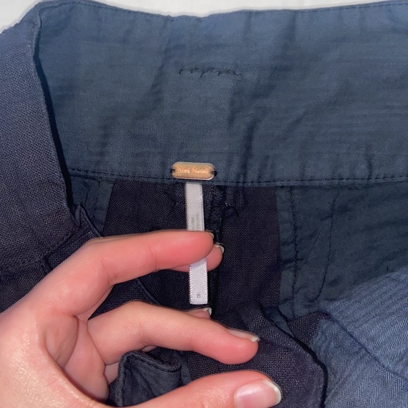 Free People | Tie Front Black Paperbag Shorts - Picture 3 of 6